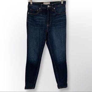 Everlane High Skinny Dark Blue Ankle Denim Jeans US27